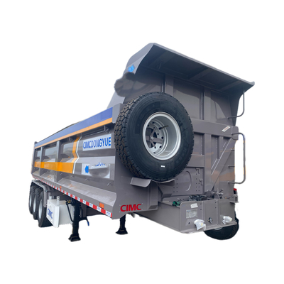 CIMC Factory 3 axle รถบรรทุกสินค้าจีน