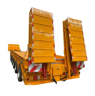 CIMC Latest Design Low Panel Flatbed Semi-Truck Trailer คาร์โก้ คาร์โก้ คาร์โก้ คาร์โก้ คาร์โก้