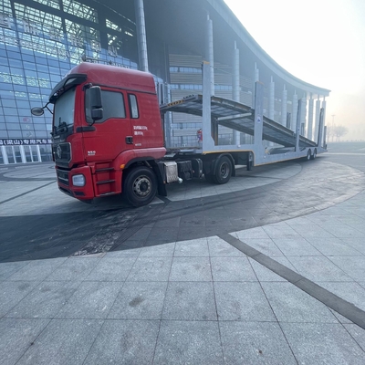 CIMC Factory 2/3 Axle Stainless Steel Frame Double Floor 8-9 Land Road Car Carrier Semi Trailer รถขนส่งทางบก รถขนส่งทางบก รถขนส่งทางบก รถขนส่งทางบก