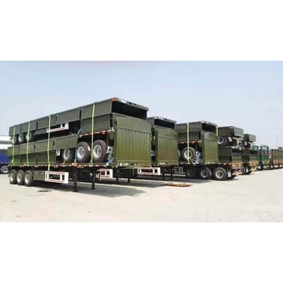 อิเล็กทรอฟอเรซิส KTL Powder Coating Semi-trailer สําหรับรถบรรทุกขนส่งอาชญากรรม CIMC Signage