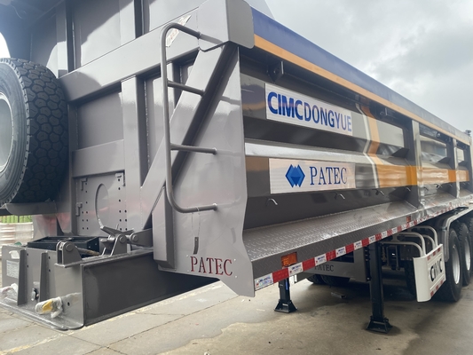 CIMC รุ่นใหม่มือสองเหมืองหิน dump 3 axle รถบรรทุก Eavy-Duty รถขนส่งสินค้า