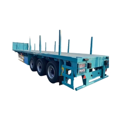 3 แอ็กเซล หนัก-ภาระ Fatbed Semi-Trailer สําหรับขายในแอฟริกา: ออกแบบเพื่อการขนส่งที่มั่นคงและมีประสิทธิภาพของภาระขนาดใหญ่