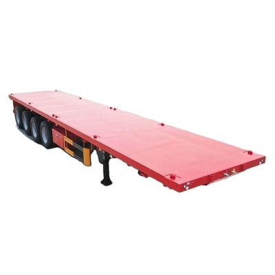 CIMC 3 แอก 40ft 12500*2500*1500mm ความจุ 70 ตัน 8-12 ชุดสตริสล็อค