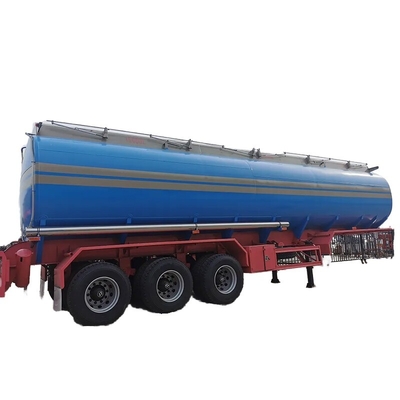 CIMC Q370R 13150*2500*4100mm 1 ห้อง 15000kgs น้ําหนักถัง 10 ชิ้นใบสปริง 45CBM 3 แอ็กซ์ LNG ขนส่ง ถัง Semi Trailer