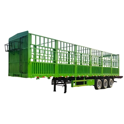 CIMC Factory Direct Fence Truck 3 Axle 40 Feet Sidewall Semi-Trailer ประเภทรั้ว รถบรรทุกสินค้าจํานวนมาก