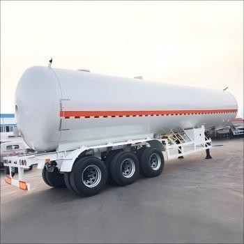 Cimc ถัง Lpg ความปลอดภัยสูง รถลากครึ่ง ถัง Lpg ที่เก็บของ ไดเซลขนาดเล็ก รถบรรทุกน้ํามันเปล่า