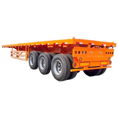 รถยนต์ 3 แอ็กซ์ Flatbed Semi-trailer CIMC รถยนต์ Semi-trailer รถยนต์ รถยนต์ รถยนต์จีน ผู้ผลิต