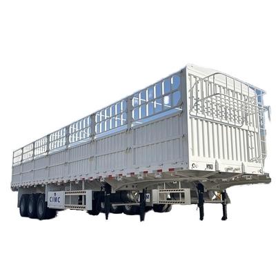 2024 ดีไซน์ใหม่ Flatbed และกระดูก Semi Trailer Truck Trailers สินค้าเหล็ก
