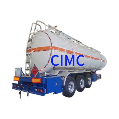 CIMC จีน รถบรรทุก รถบรรทุกน้ํามันสามแกน พร้อมการรับประกันความปลอดภัยคุณภาพสูง