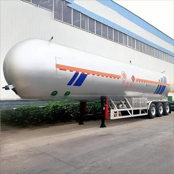 ถัง LPG ความปลอดภัยสูง Semi-trailer สําหรับการขนส่งที่ปลอดภัยและมีประสิทธิภาพของก๊าซน้ํามันเหลว