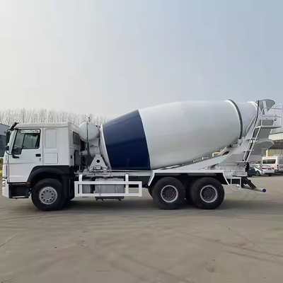 มือสอง HOWO 340HP 2-25cbms 9630*2500*3998mm 16650kg ซีเมนต์คอนกรีต