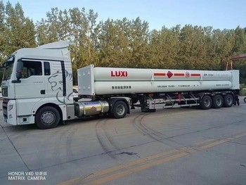 ถัง LPG ความปลอดภัยสูง Semi-trailer สําหรับการขนส่งที่ปลอดภัยและมีประสิทธิภาพของก๊าซน้ํามันเหลว