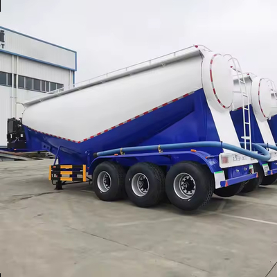 คุณภาพสูง 3 แอ็กซ์ 28-60 ตัน ซีเมนต์ซับซ้อนรถบรรทุก Semi Trailer ซีเมนต์ Silo Semi Trailer